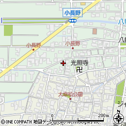 石川県能美市小長野町（乙）周辺の地図