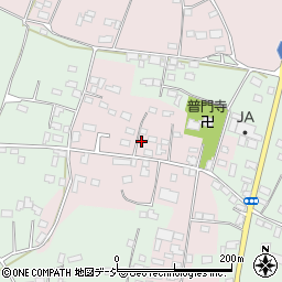 栃木県芳賀郡益子町上山60周辺の地図