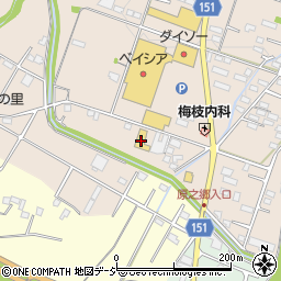群馬県前橋市富士見町原之郷650-1周辺の地図