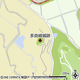 多良崎城跡周辺の地図