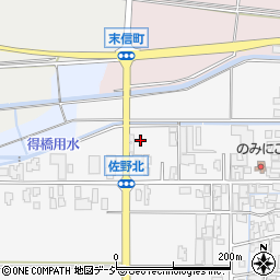 石川県能美市佐野町ロ周辺の地図