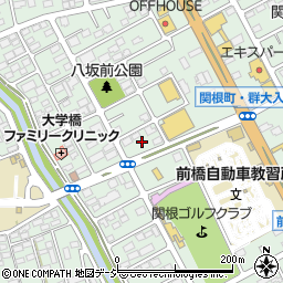 群馬県前橋市関根町2丁目11周辺の地図