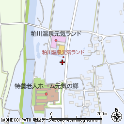 粕川特産物直売所周辺の地図