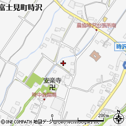 群馬県前橋市富士見町時沢688周辺の地図