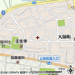 栃木県下都賀郡壬生町大師町9-21周辺の地図