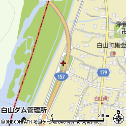 石川県白山市白山町タ周辺の地図