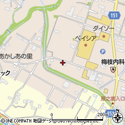 群馬県前橋市富士見町原之郷613周辺の地図