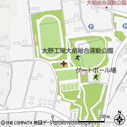 大胡総合運動公園総合管理棟周辺の地図