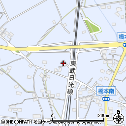 栃木県栃木市都賀町家中5513周辺の地図
