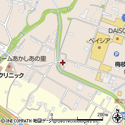 群馬県前橋市富士見町原之郷612-7周辺の地図