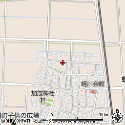 石川県小松市蛭川町周辺の地図