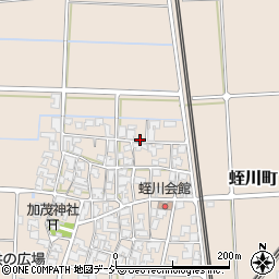 石川県小松市蛭川町乙周辺の地図