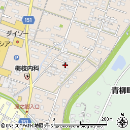 群馬県前橋市富士見町原之郷748-5周辺の地図