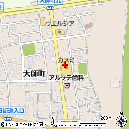 高島生花店カスミ壬生店周辺の地図