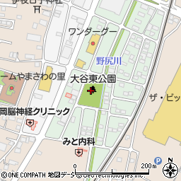 栃木県真岡市大谷新町14周辺の地図