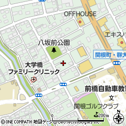 群馬県前橋市関根町2丁目12周辺の地図