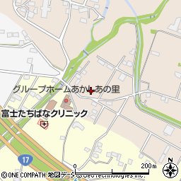 群馬県前橋市富士見町原之郷618-2周辺の地図