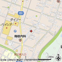 群馬県前橋市富士見町原之郷671-1周辺の地図