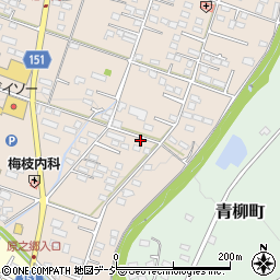 群馬県前橋市富士見町原之郷747-3周辺の地図
