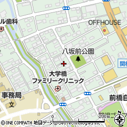 群馬県前橋市関根町2丁目19周辺の地図