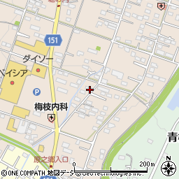 群馬県前橋市富士見町原之郷671周辺の地図