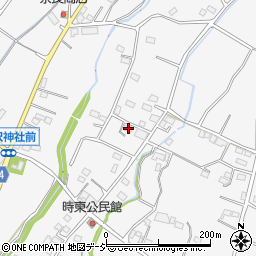 群馬県前橋市富士見町時沢1666周辺の地図