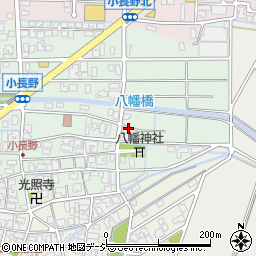石川県能美市小長野町（ヘ）周辺の地図