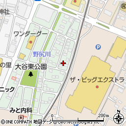 栃木県真岡市大谷新町2-12周辺の地図