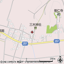 栃木県真岡市根本周辺の地図