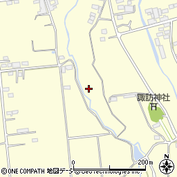 蕨沢川周辺の地図
