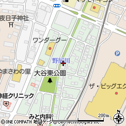 栃木県真岡市大谷新町5周辺の地図