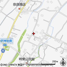 群馬県前橋市富士見町時沢1667周辺の地図