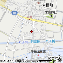 石川県能美市末信町ヘ周辺の地図