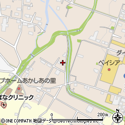 群馬県前橋市富士見町原之郷593-1周辺の地図