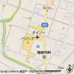マツモトキヨシベイシア前橋富士見店周辺の地図