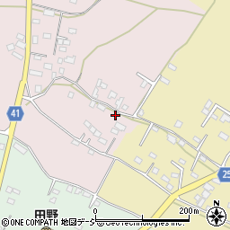 栃木県芳賀郡益子町上山269周辺の地図