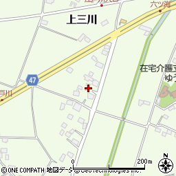 栃木県河内郡上三川町上三川1977周辺の地図