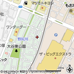 栃木県真岡市大谷新町2-18周辺の地図