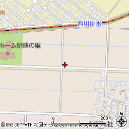 石川県小松市蛭川町西周辺の地図