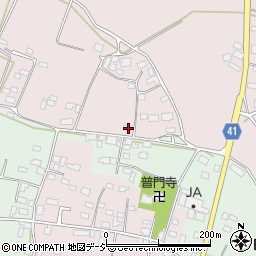 栃木県芳賀郡益子町上山98周辺の地図