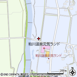 群馬県前橋市粕川町月田40周辺の地図