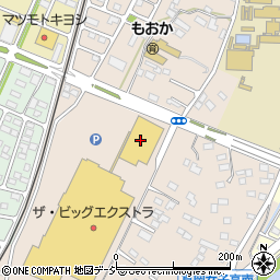 ケーズデンキ真岡店周辺の地図