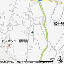 群馬県前橋市富士見町時沢587周辺の地図