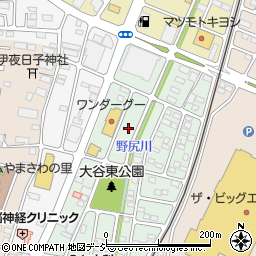 栃木県真岡市大谷新町17周辺の地図