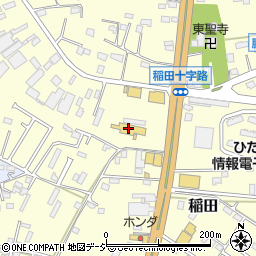 茨城トヨタ自動車　勝田店周辺の地図