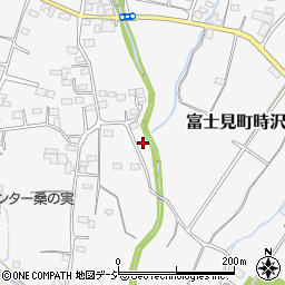 群馬県前橋市富士見町時沢592周辺の地図