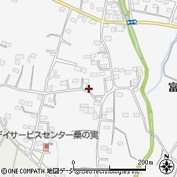 群馬県前橋市富士見町時沢569周辺の地図