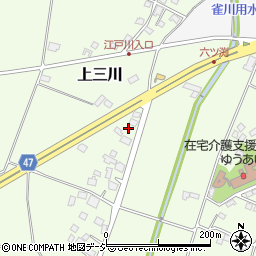 栃木県河内郡上三川町上三川1969周辺の地図