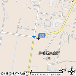 群馬県前橋市鼻毛石町203周辺の地図