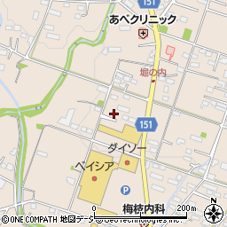 群馬県前橋市富士見町原之郷957-12周辺の地図